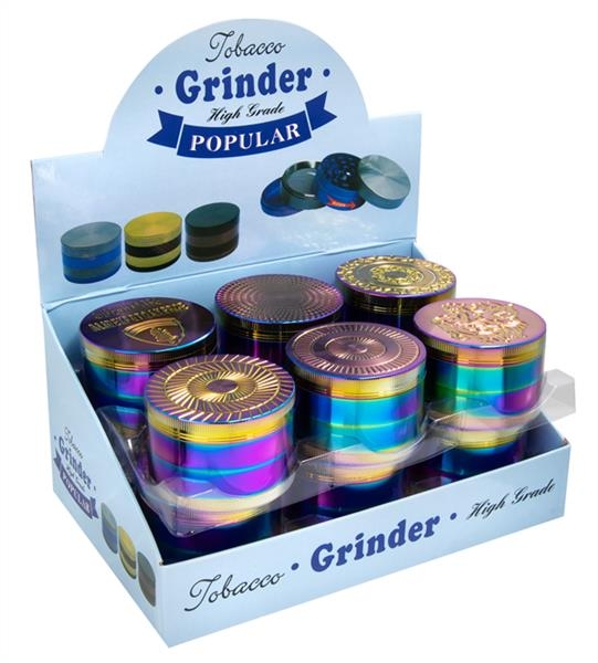 1 Metall Mühle Grinder Pollinator 4-part ø 63mm Rainbow